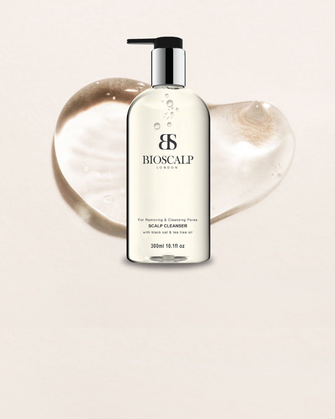 bioscalp scalp cleanser, liquid background